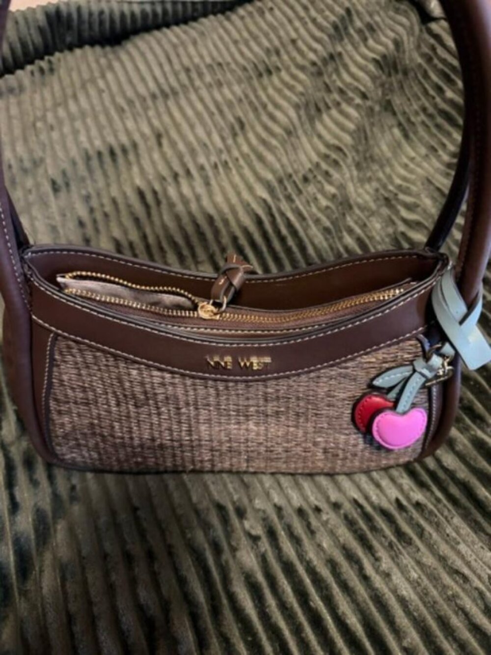Nine West Weaved Leather Purse